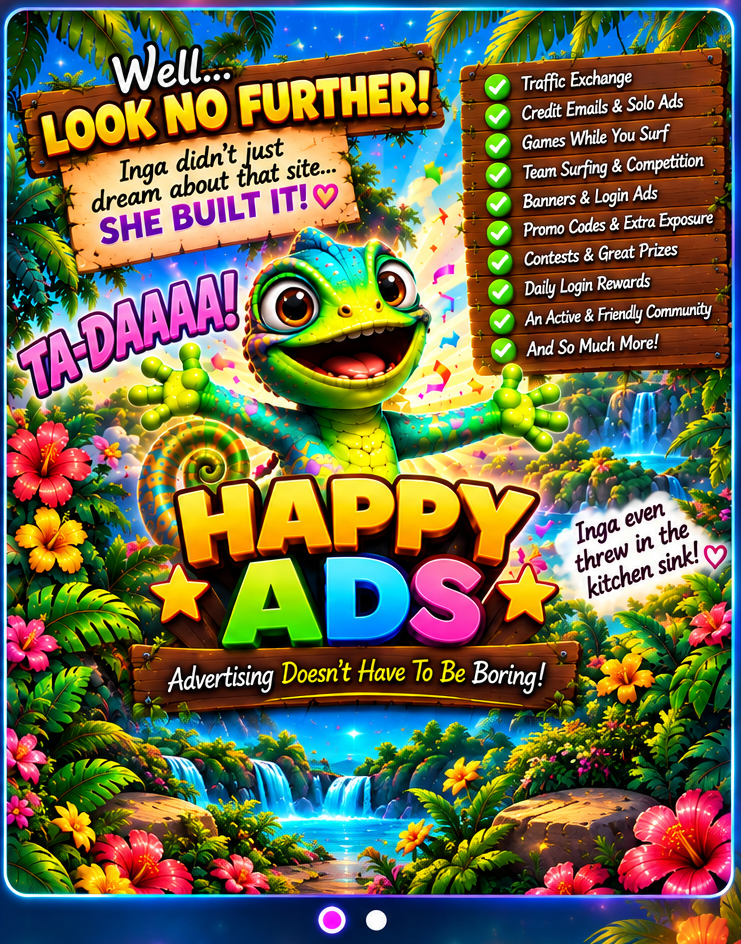 Look no further - Inga built Happy Ads