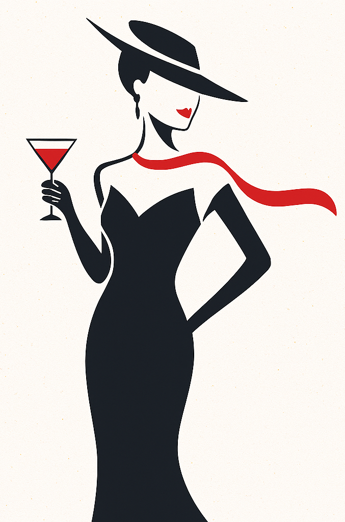 Elegant woman celebrating TEland Grande Dames